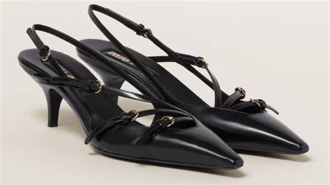 Fashionistas spot a dupe of Miu Miu slingback heels .